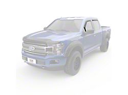 EGR In-Channel Window Visors; Front and Rear; Matte Black (17-24 F-350 Super Duty SuperCab)