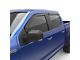 EGR In-Channel Window Visors; Front and Rear; Matte Black (17-24 F-350 Super Duty SuperCab)