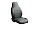 Fia LeatherLite Series Front Seat Covers; Gray (17-24 F-350 Super Duty w/ Bucket Seats)