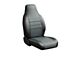 Fia LeatherLite Series Rear Seat Cover; Gray (17-22 F-350 Super Duty SuperCab)