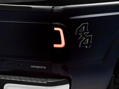 LED Tail Lights; Black Housing; Clear Lens (11-16 F-350 Super Duty)