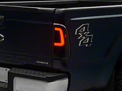 LED Tail Lights; Black Housing; Smoked Lens (11-16 F-350 Super Duty)