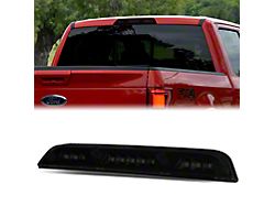 LED Third Brake Light; Black Smoked (17-20 F-350 Super Duty w/ Factory LED Third Brake Light)