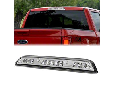 LED Third Brake Light; Chrome (17-20 F-350 Super Duty w/ Factory LED Third Brake Light)