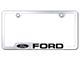 Ford Laser Etched Cut-Out License Plate Frame (Universal; Some Adaptation May Be Required)