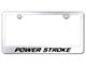 Powerstroke Laser Etched License Plate Frame (Universal; Some Adaptation May Be Required)