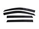 Low Profile Ventvisor Window Deflectors; Front; Matte Black (17-22 F-350 Super Duty SuperCab)