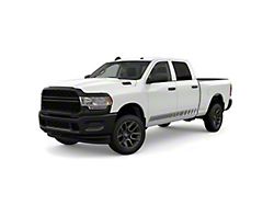 Lower Rocker Panel Stripes; Gray (11-24 F-350 Super Duty)