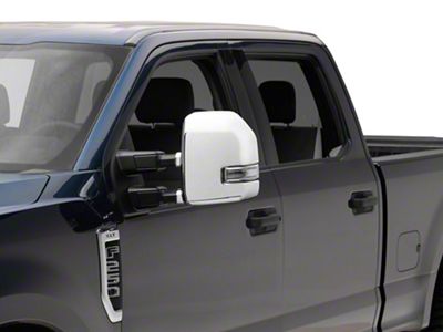 Mirror Covers; Chrome (17-24 F-350 Super Duty)