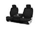 ModaCustom Wetsuit Front Seat Covers; Black (17-22 F-350 Super Duty SuperCab & SuperCrew w/ Bench Seat)