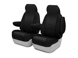 ModaCustom Wetsuit Front Seat Covers; Black (2011 F-350 Super Duty SuperCab & SuperCrew w/ Bucket Seats)