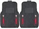 Molded Front Floor Mats with Kansas City Chiefs Logo (Universal; Some Adaptation May Be Required)