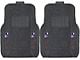 Molded Front Floor Mats with Minnesota Vikings Logo (Universal; Some Adaptation May Be Required)