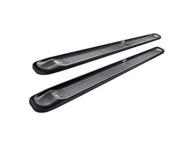 Molded Lighted Running Boards without Mounting Kit; Black (11-16 F-350 Super Duty SuperCrew)