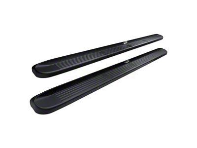 Molded Running Boards without Mounting Kit; Black (11-16 F-350 Super Duty SuperCrew)