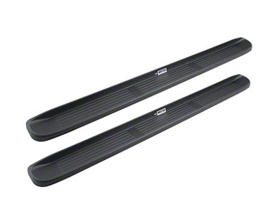 Molded Unlighted Running Boards; Black (11-16 F-350 Super Duty SuperCab)