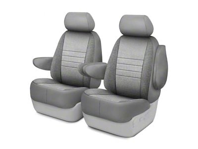 Fia OE Series Front Seat Covers; Gray (17-24 F-350 Super Duty w/ Bucket Seats)