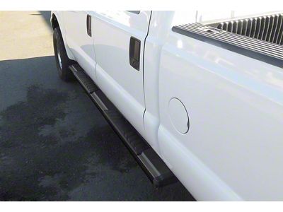 OE Style Running Boards; Black (11-16 F-350 Super Duty SuperCrew)