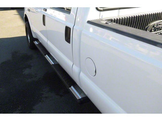 OE Style Running Boards; Polished (11-16 F-350 Super Duty SuperCrew)