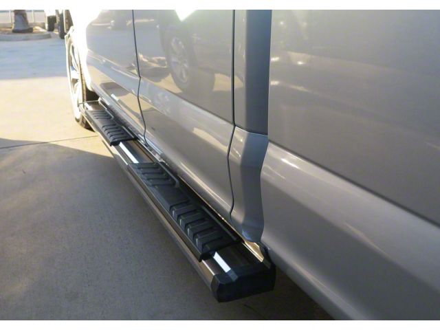 OE Style Running Boards; Polished (17-24 F-350 Super Duty SuperCab)