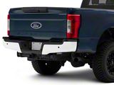 OEM Style Rear Bumper; Pre-Drilled for Backup Sensors; Chrome (17-18 F-350 Super Duty)