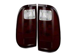 OEM Style Tail Lights; Chrome Housing; Red Smoked Lens (11-16 F-350 Super Duty)