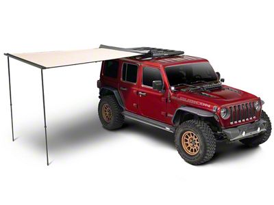 Overland Awning; 6.50-Foot x 8.20-Foot (Universal; Some Adaptation May Be Required)