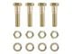 Pintle Mount Hardware Kit; Yellow Zinc