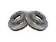 Plain Vented 8-Lug Rotors; Front Pair (13-19 4WD F-350 Super Duty)