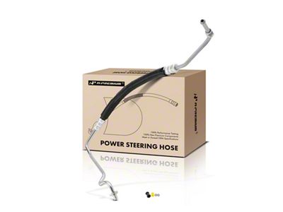 Power Steering Pressure Line Hose Assembly; Hydroboost to Gear (17-18 6.7L Powerstroke F-350 Super Duty w/o Active Steering)