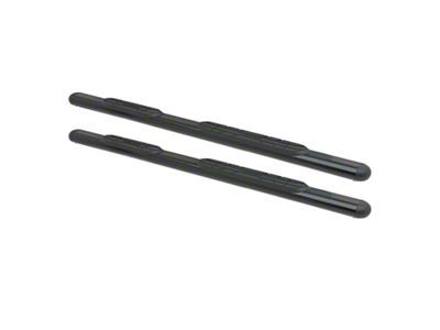 Premier 4 Oval Nerf Side Step Bars with Mounting Kit; Black (11-16 F-350 Super Duty SuperCab)