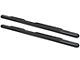 Premier 4 Oval Nerf Side Step Bars with Mounting Kit; Black (11-16 F-350 Super Duty SuperCrew)