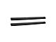 Premier 6 Oval Nerf Side Step Bars with Mounting Kit; Black (11-16 F-350 Super Duty SuperCab)