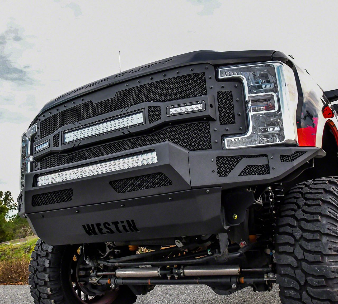 Westin F-350 Super Duty Pro-Mod Front Bumper Skid Plate 58-71175 (17-22 ...