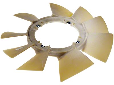 Radiator Clutch Fan Blade; Plastic (17-19 6.2L F-350 Super Duty)