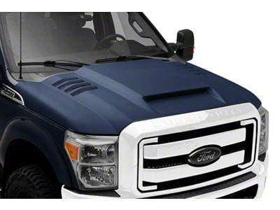 Ram Air Hood; Unpainted (11-16 F-350 Super Duty)