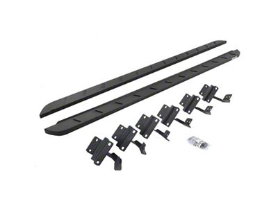 Go Rhino RB10 Slim Running Boards; Textured Black (17-24 F-350 Super Duty SuperCrew)