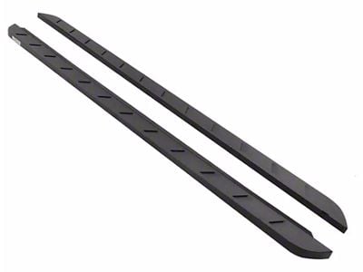 Go Rhino RB10 Slim Running Boards; Textured Black (17-24 F-350 Super Duty Regular Cab)