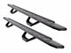 Go Rhino RB30 Running Boards with Drop Steps; Textured Black (17-24 F-350 Super Duty SuperCrew)