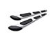 Regal 7-Inch Wheel-to-Wheel Oval Side Step Bars; Rocker Mount; Polished Stainless (17-24 F-350 Super Duty SuperCab w/ 8-Foot Bed)