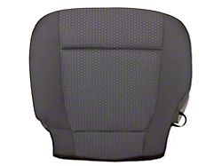 Replacement Bottom Seat Cover; Driver Side; Earth/Gray Cloth (17-18 F-350 Super Duty)