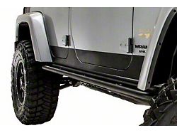 Rocker Armor Kit; Black (11-16 F-350 Super Duty SuperCrew w/ 8-Foot Bed)