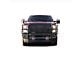 Rugged Heavy Duty Grille Guard with 5.30-Inch Red Round Flood LED Lights; Black (17-22 F-350 Super Duty)