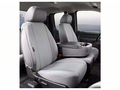 Fia Seat Protector Series Front Seat Covers; Gray (17-24 F-350 Super Duty w/ Bench Seat)