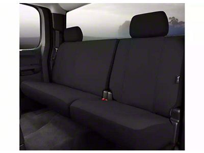 Fia Seat Protector Series Rear Seat Cover; Black (17-24 F-350 Super Duty SuperCrew)