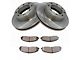 Semi-Metallic 8-Lug Brake Rotor and Pad Kit; Front (13-19 4WD F-350 Super Duty)