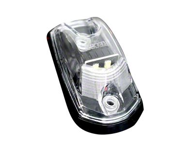 Single Amber LED Roof Cab Light; Clear Lens (17-24 F-350 Super Duty)