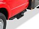 Square Tube Drop Style Nerf Side Step Bars; Matte Black (11-16 F-350 Super Duty Regular Cab)