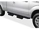 Square Tube Drop Style Nerf Side Step Bars; Matte Black (11-16 F-350 Super Duty SuperCab)