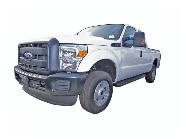 STX600 Running Boards; Black (11-16 F-350 Super Duty Regular Cab)